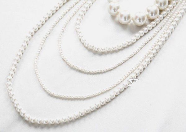 Colar de Pérolas Longo